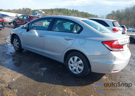 2013 Honda Civic Lx из США, поврежденный, VIN 2HGFB2F59DH528755